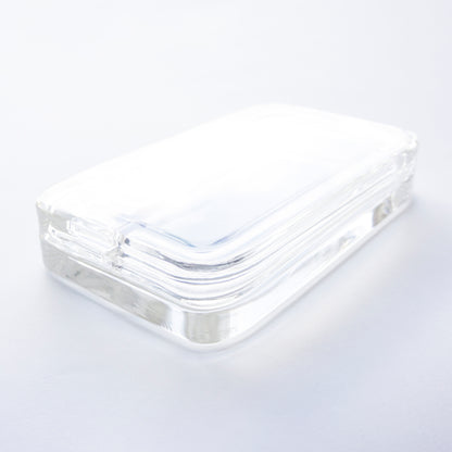 Varjelus Gen1 glass phone charging box light reflecting from top